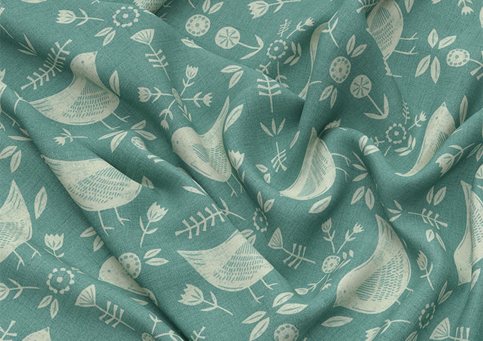 Narvik, Seafoam - Twist&Fit Roman Blind - Image 4